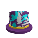 Violet Painters Top Hat