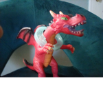 Dragon in fire