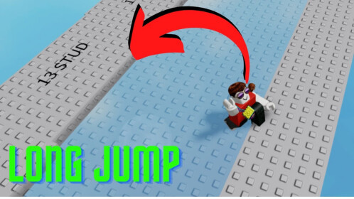 Easy Stud Long Jump Obby for VIP