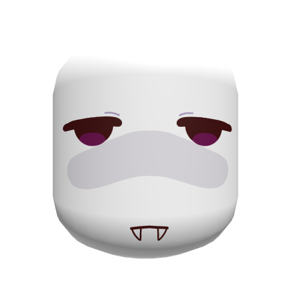 Chill Vampire Goofy Face [White] Roblox item