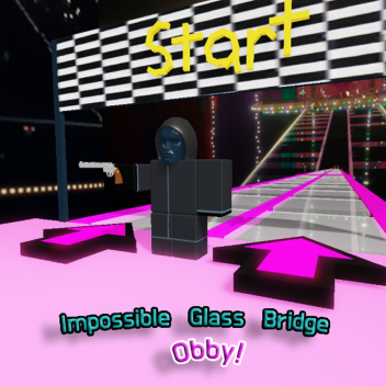 Impossible Glass Bridge Obby! (Squid Game)