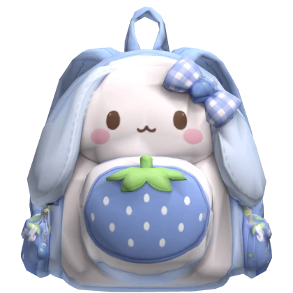 Cute BlueBerry Bunny Backpack | Roblox Item - Rolimon's
