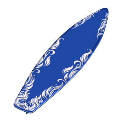 Rideable Blue Flame Surfboard Roblox item