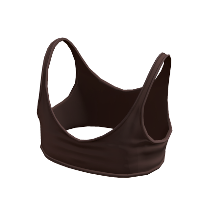 Iconic Crop Tank Top - Brown
