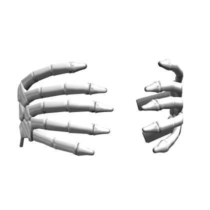 White Skeleton Hands on Face thumbnail