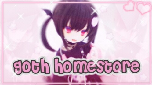 Aesthetic Goth y2k emo homestore & Hair combo  