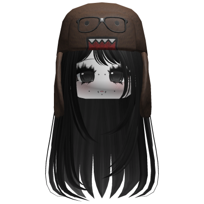 Domo Long Girl Hair Black