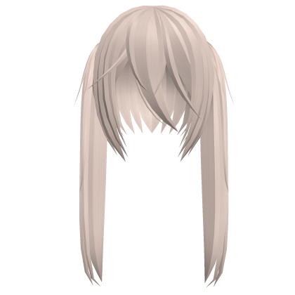 Cute Kawaii Long Moe Pigtails in Blonde