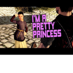 Pretty princesses with unicorns