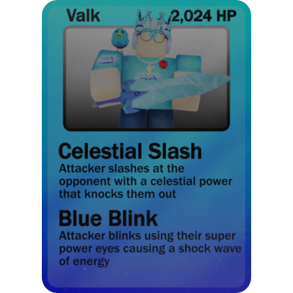 Valk's Trading Card