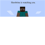 herobrine's epic belivers and worshipers.