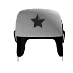 Black and white Ushanka