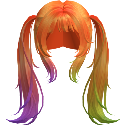 Halloween Orange Purple Green Cutesy Pigtails Roblox item