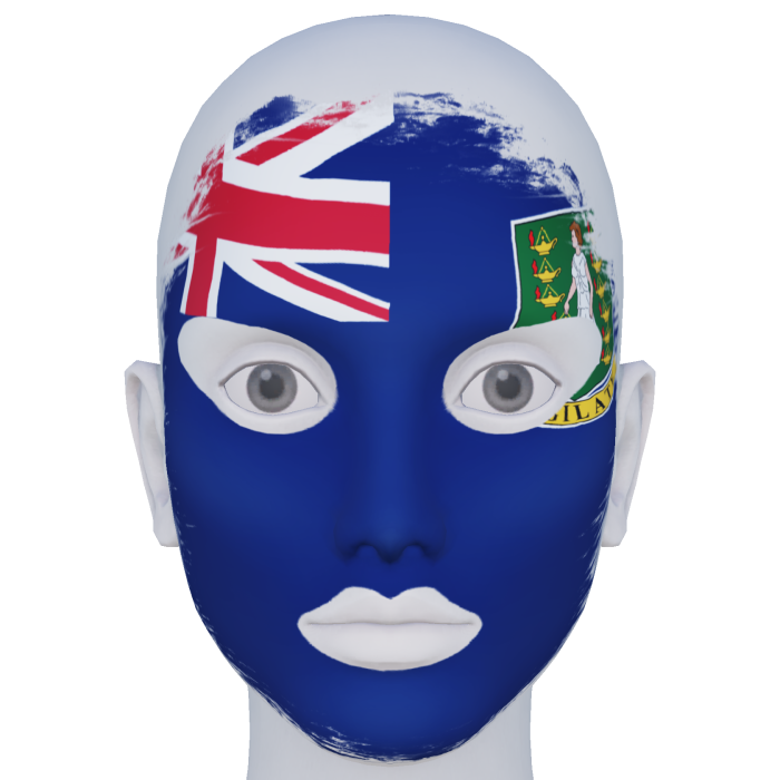 British Virgin Islands Facepaint