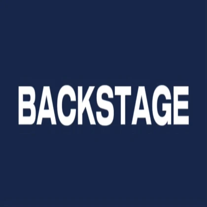 backstage sign