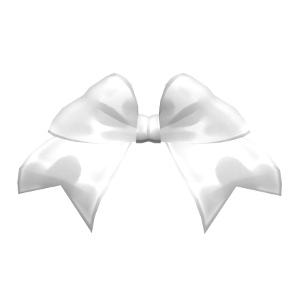 Glamorous Head Bow White