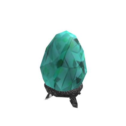 OMG GIANT TEAL FABERGE OF SPARKLETIME