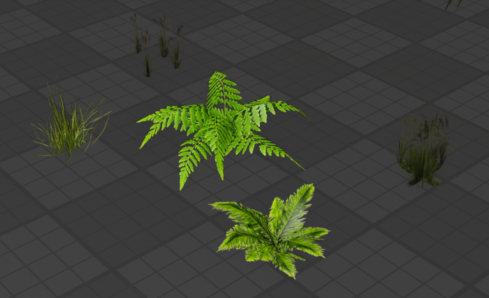 Realistic Low Poly Forest Set preview 1