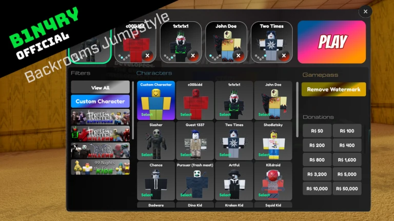 Backrooms Jumpstyle - 🔥 the_b1n4ry