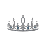 Twinkle Blue Diamond Tiara