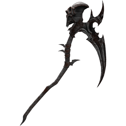 Halloween Rusty Horror Bone Skeleton Scythe  Roblox item