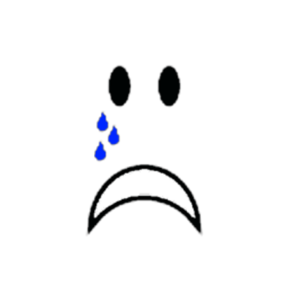 Sad face read desc Roblox decal