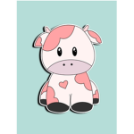 Mooooo straberry cow