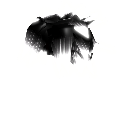 Emissive Scene Glowing black and white Hair