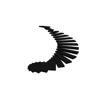 Twisted Staircase Neon Lights When Touched
