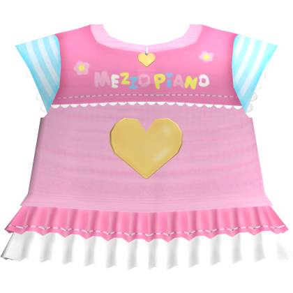 Cute Kawaii Mezzo Piano Pink Dress Roblox item