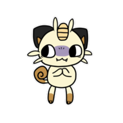 Cute Meowth Roblox decal