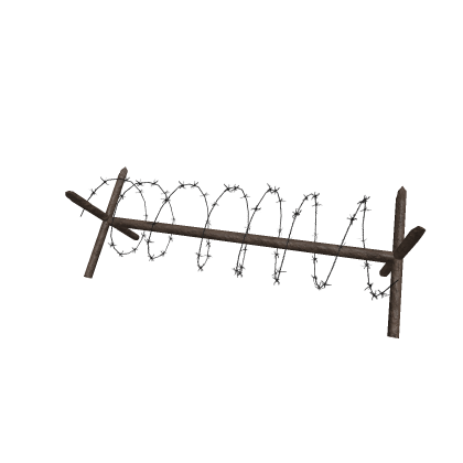 damaging barbed wire