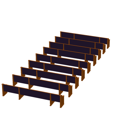 [UPDATE]Church Chairs/benches Set Clean Modern Pac