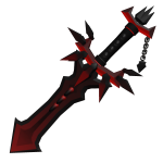 Red Spiked Warrior Sword