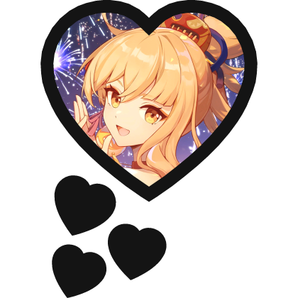 Yoimiya Thinking Hearts Genshin Impact