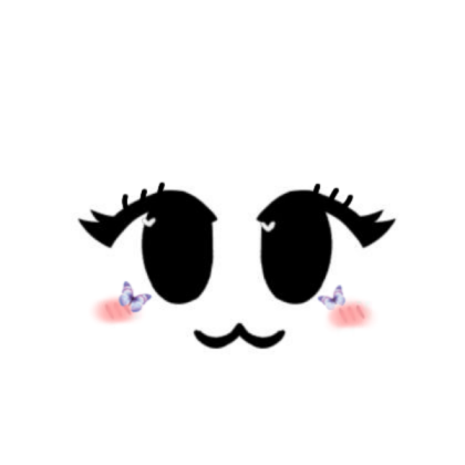 Anime cute face 🥰 (real n original) Roblox decal