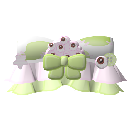 kawaii zombie brain eyeball top