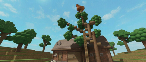 Pollo sull'albero Torre