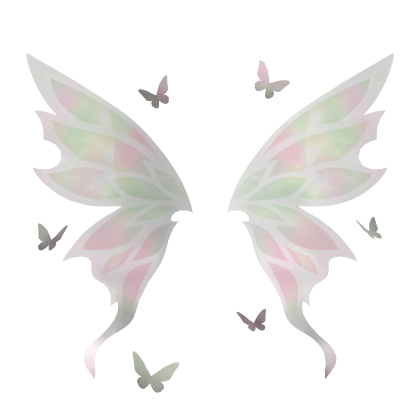 🍀Fairy Wings w Butterfly(PInk&Green)