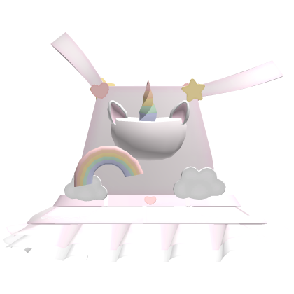 Cute Unicorn Sparkle Rainbow Kawaii Overall Pink
