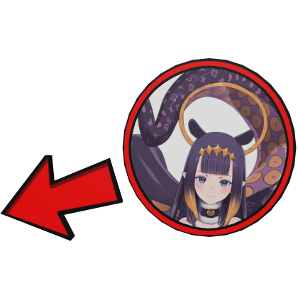 Ninomae Ina'nis Pointing Meme Circle Hololive Roblox item