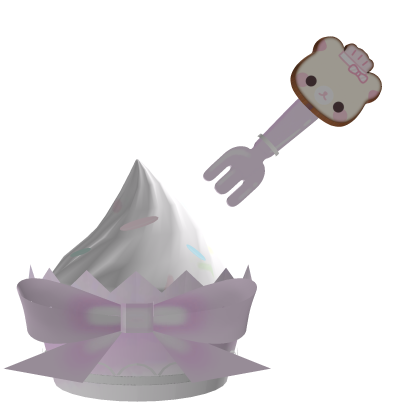 ♡ | Cute purple bear cupcake