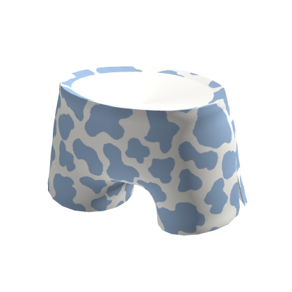 ✅Blue cow print shorts✅ thumbnail