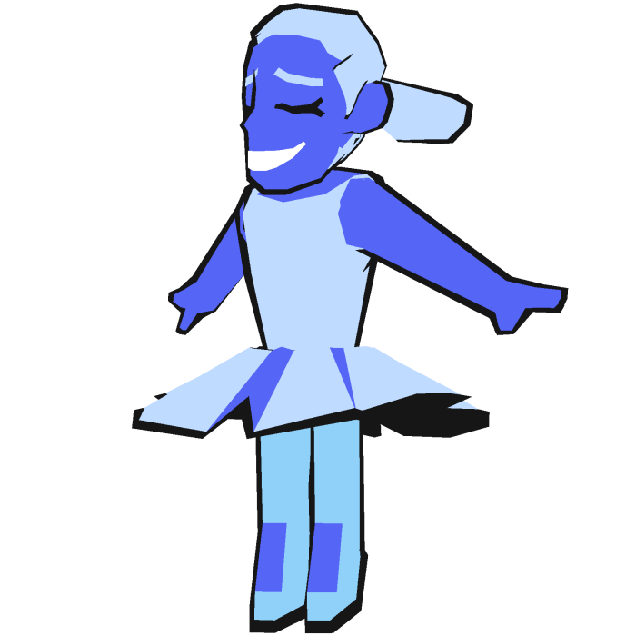 Blue Shoulder Pal - DELTARUNE