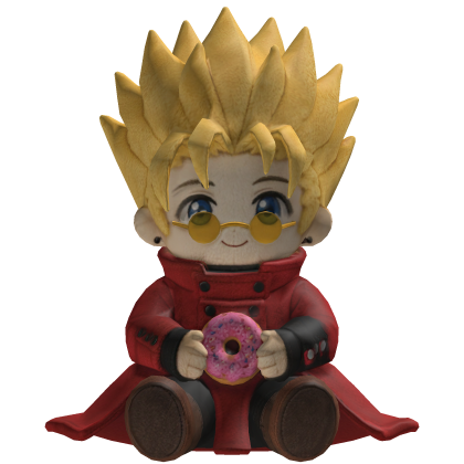 Pelucia Vash the Stampede Cabeça Roblox item