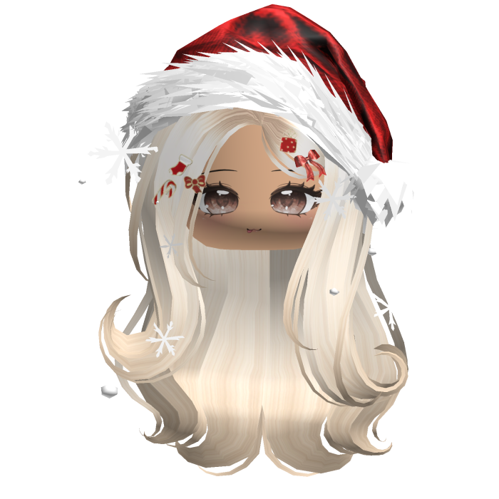 Lush Gentle Swirls w/Santa Hat (Yellow)