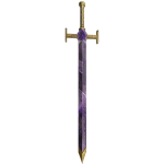 Amethyst Ruler's Sword