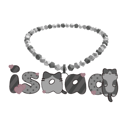 ♡ : isaac cat beaded 3.0