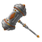 Cleansed Topaz  Crusher Hammer