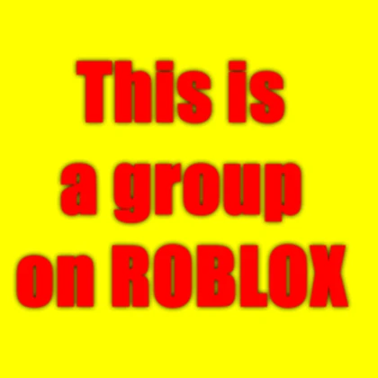This is a group on roblox. Roblox group icon